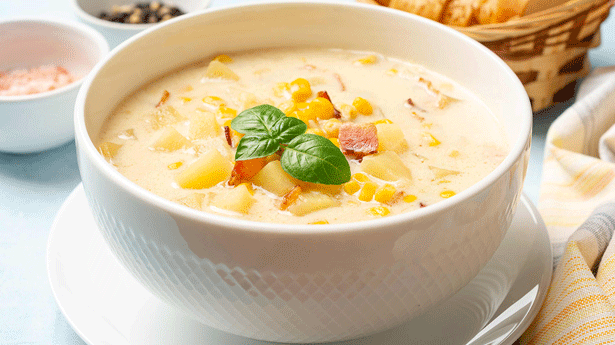 Corn Chowder Soup - Foodiection.com