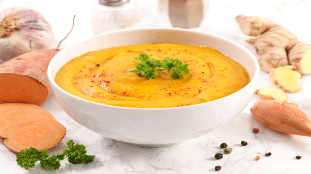 Sweet Potato And Carrot Soup - Foodiection.com