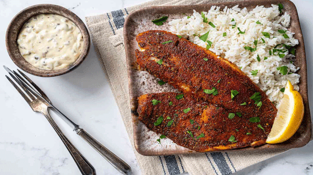 Blackened Fish - Foodiection.com