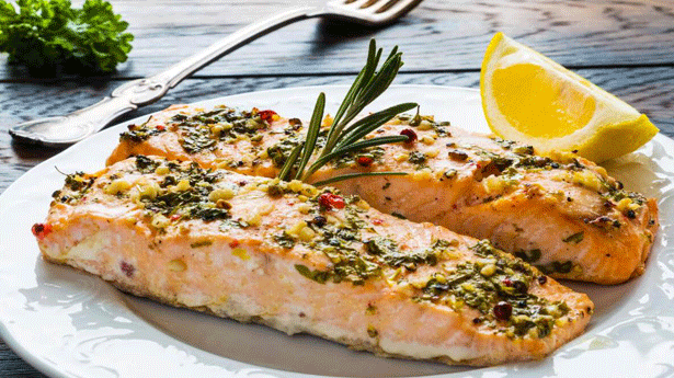 Grilled Lemon Herb Salmon - Foodiection.com