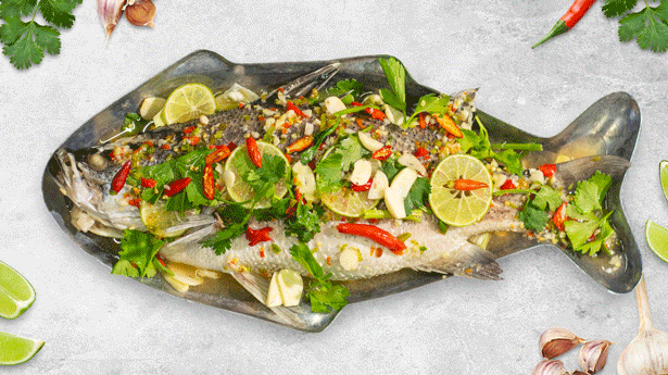 Thai Steamed Fish - Foodiection.com